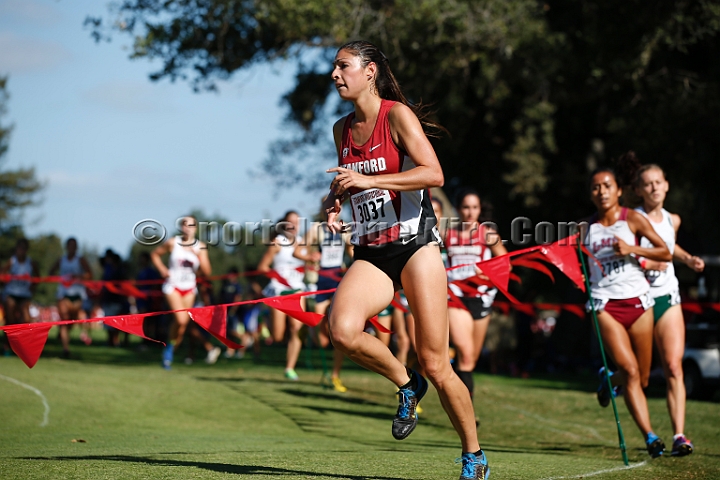 2014StanfordCollWomen-152.JPG - College race at the 2014 Stanford Cross Country Invitational, September 27, Stanford Golf Course, Stanford, California.